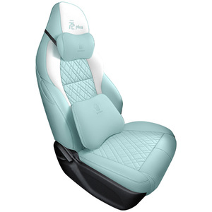 Housses de siège de <span class=keywords><strong>voiture</strong></span> matelassées toutes saisons de luxe de haute qualité en cuir Durable rembourrage éponge confortable ajustement universel <span class=keywords><strong>pour</strong></span> 5 sièges - Product Image 5