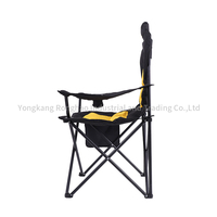 Fauteuil surdimensionné en acier inoxydable de haute qualité, pliable, pour le camping en plein air, la plage et le parc, chaise de pêche rembourrée