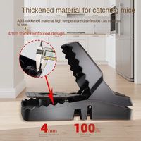 Nouveau style de piège à souris carré de grande taille, modèle allemand, pour la maison, super-efficace, à une seule nasse, avec répulsif solide pour souris