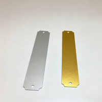 Matériaux de gravure laser : Plaques métalliques vierges, plaques nominatives en laiton à graver pour animaux de compagnie, plaques en aluminium, plaques métalliques