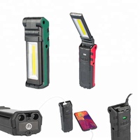 Lampe d'inspection professionnelle à lumière LED, rechargeable, 106 mAh, COB, pour Inspection de voiture, nouveau modèle, 2000