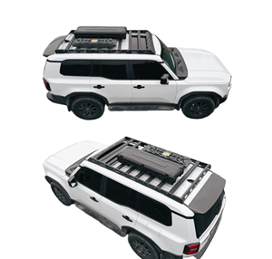 Portaequipajes de Techo para Auto, Cesta de Techo, Plataforma de Techo, Portaequipajes con Escalera Lateral y Caja Lateral para Land Cruiser LC120 LC150 LC200 LC300 FJCruiser - Product Image 2