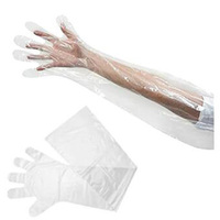 Gants d'AI pour instruments vétérinaires Gants rectaux jetables de 90cm de long