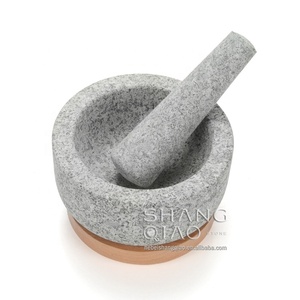 木製ベースの頑丈な100% 天然花崗岩モルカヘテモルタルとペスレ - Product Image 6