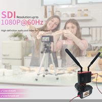 Transmisor y Receptor de Video HD Inalámbrico Portátil M-SW50, H.265, Baja Latencia, Anti-Interferencia ESD Integrado, para Grabación de Bodas