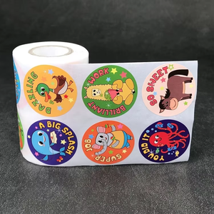 Pegatinas Decorativas Reciclables para Niños, Lindas Pegatinas <span class=keywords><strong>de</strong></span> Recompensa con Dibujos Animados <span class=keywords><strong>de</strong></span> <span class=keywords><strong>Animales</strong></span> <span class=keywords><strong>de</strong></span> <span class=keywords><strong>Granja</strong></span> - Product Image 1