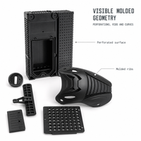 Manchons de protection industriels sur mesure en ABS et PP moulés par injection pour les joints de machines et les composants mobiles