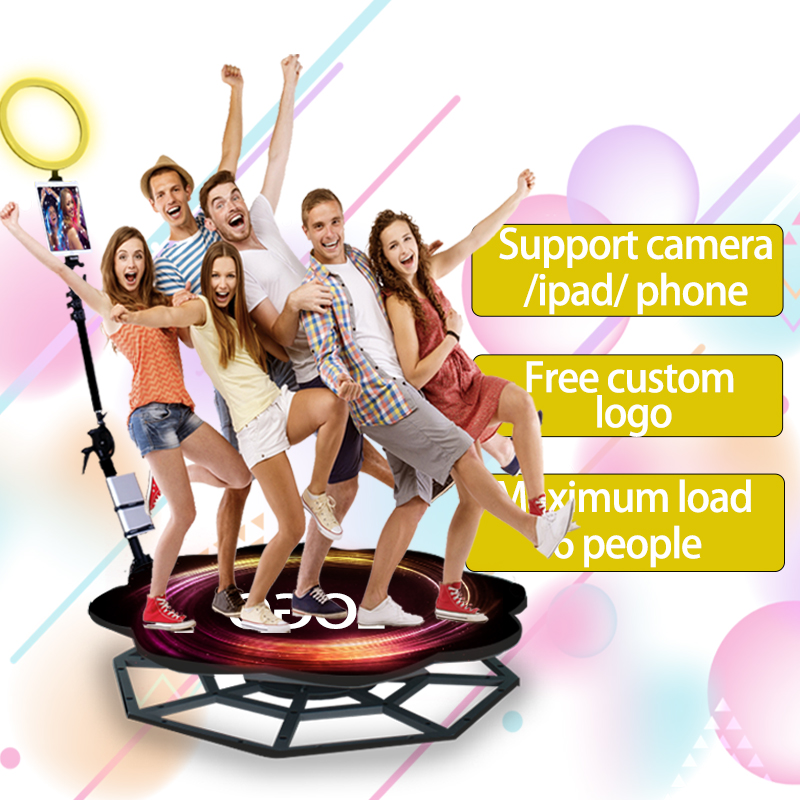 Дешевая круглая квадратная вечерняя видеокамера с поворотом на 360 градусов, фотокамера с логотипом, фотокамера с автоматическим Вращением 360, фотокамера со светодиодными лампами