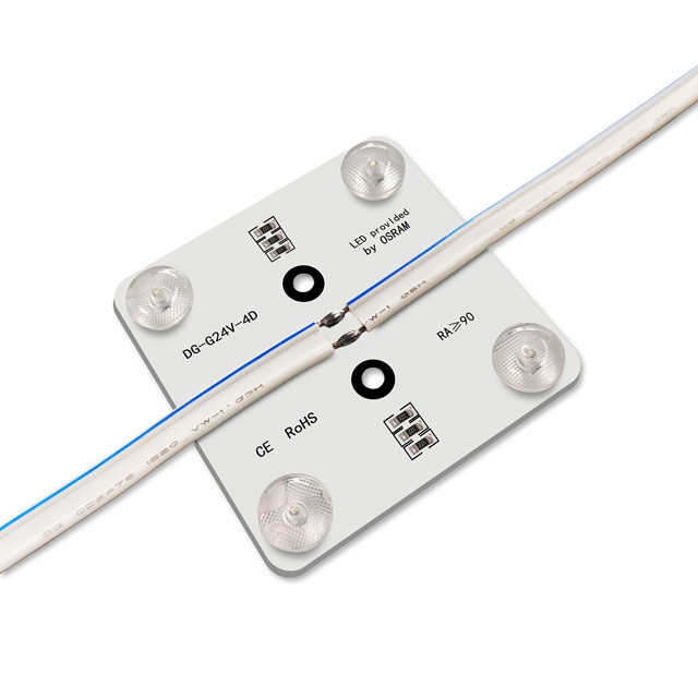 High Display Rate Led Module Light for Stretch Ceiling Brightness and Color Changeable DC24V LED Light for Commercial Lighting