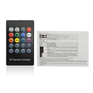 Controlador <span class=keywords><strong>de</strong></span> tira LED inalámbrico inteligente RF, cambio <span class=keywords><strong>de</strong></span> color, 20 teclas, 4 pines, RGB, control <span class=keywords><strong>de</strong></span> <span class=keywords><strong>sonido</strong></span> musical, regulador <span class=keywords><strong>de</strong></span> intensidad LED, control remoto negro - Product Image 3