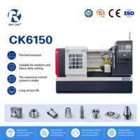 Machine-outil CNC de haute précision CK6150, tour CNC à lit plat pour l'usinage des métaux