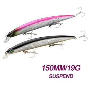 เหยื่อปลอมแบบจมช้า ขนาด 150 มม. น้ำหนัก 19 กรัม สำหรับตก<span class=keywords><strong>ปลา</strong></span>แบส แบบตีไกล ชนิดแข็ง ระบบเดดฟลาย ขายส่ง - Product Image 3