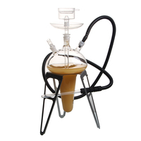 HY HM1117ML Chicha droite en verre durable de style américain, d'origine Jiangsu, avec accessoires inclus pour