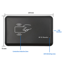 Offre Spéciale lecteur de carte à puce RFID sans contact écrivain lecteur RFID UHF interface USB lecteur de carte de bureau