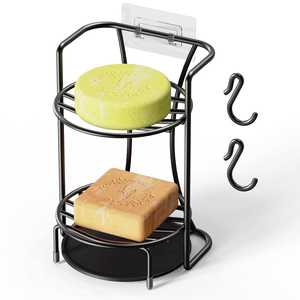 Jabonera con Drenaje Eficiente, Jabonera <span class=keywords><strong>de</strong></span> Baño para <span class=keywords><strong>Ducha</strong></span>, Jabonera <span class=keywords><strong>de</strong></span> <span class=keywords><strong>Ducha</strong></span> con Acabado Duradero Resistente al Óxido - Product Image 1