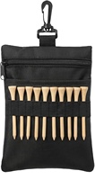 Pochette d'accessoires de golf professionnelle multi-poches, sac de rangement personnalisé pour tees de golf, étui de rangement pour balles, organisateur d'outils d'entraînement, cadeau pour golfeur