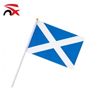 2026 Schottland Fußball-Fan-Flaggen-Sets T-Shirts Haarband Mützen Silikon-Armband Brillen Schlüsselanhänger Sport-Feier-Set