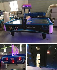 Juego de Hockey Arcade Comercial, Disponible en Stock, Para Padres e Hijos, 12V, Dos Jugadores, Funciona con Monedas, Pantalla Grande, 1 Año de Garantía, Inglés - Product Image 6