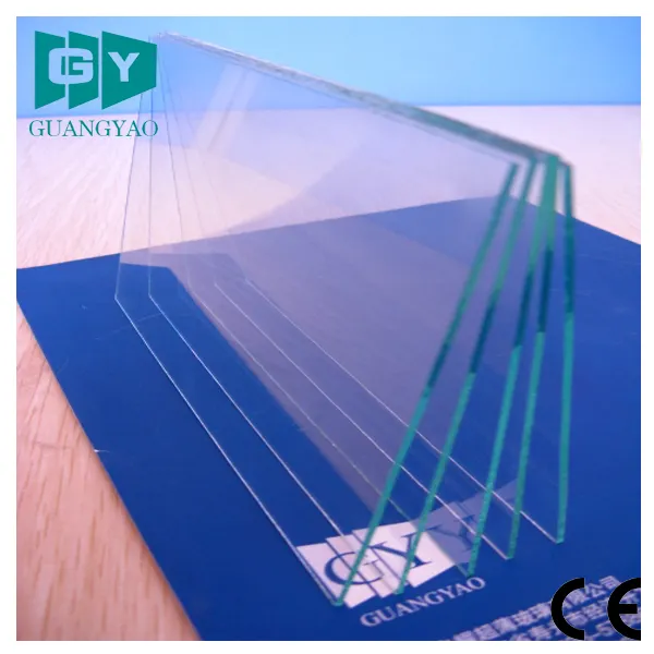 Feuille de verre Extra transparente, en verre flottant, 3mm à 19mm