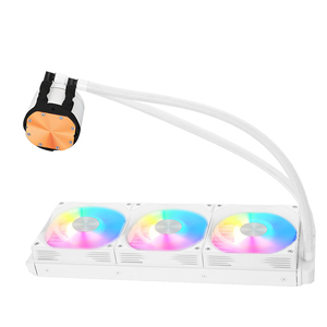 Enfriador de CPU Wanmisle, Radiador Refrigerado por Agua, Negro y Blanco, para Computadora de Escritorio, con Iluminación ARGB Integrada, de Alto Rendimiento - Product Image 2
