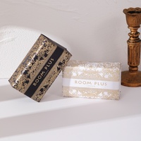 ROOM PLUS Savon Nourrissant Bio Luxe 200G Platinum aux Extraits de Plantes Naturelles Savon de Bain Blanchissant Savon Artisanal