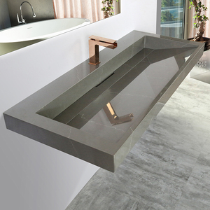 Kkr-fregadero de hormigón montado en la pared, nuevo estilo, color gris - Product Image 2