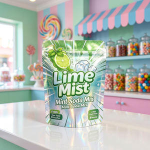 Custom Free Design 3.5g Holographic Mylar <b>Bag</b> For Food Storage Childproof CR zipper Water Proof Food Grade Plastic Packaging - Product Image 2
