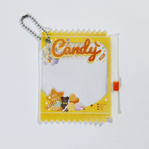 Bolsa de PVC Transparente Personalizada con Cierre, para Tarjetas de Fotos de Ídolos, con Diseño de Dibujos Animados - Product Image 6