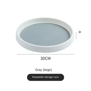 360 rotante Anti-scivolamento condimenti da cucina girevole scaffale per stoviglie rotondo Multi-funzionale scaffale di stoccaggio - Product Image 6