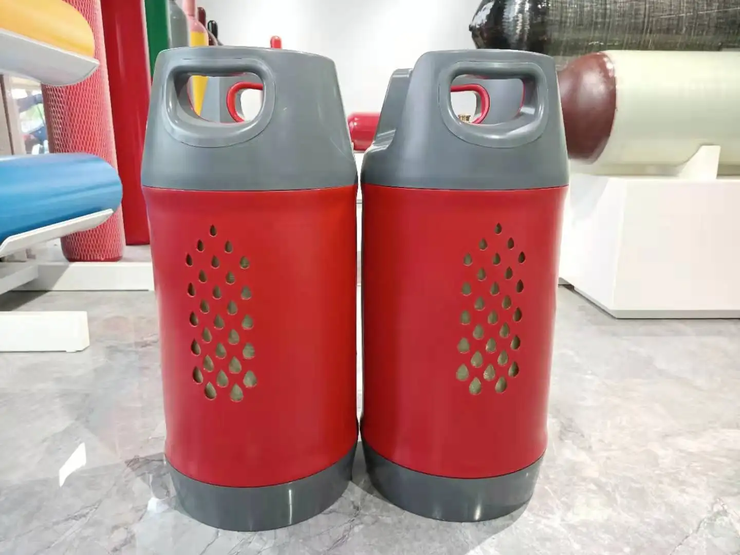 Fiber Lpg Propane Butane Gas Cylinder Tank Bottle Cooking composite cylinder ISO11119-3 12.5kg