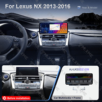 Autoradio avec écran In-cell de 12,3 pouces pour LEXUS 2013-2016 NX, Android Octa Core, stéréo de voiture, DVD, GPS, navigation