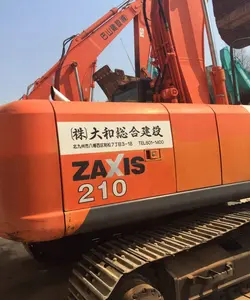 Escavatore cingolato originale usato hitachi ZX210 escavatore in vendita giappone hitachi escavatore ZX210-3 a basso prezzo a Shanghai