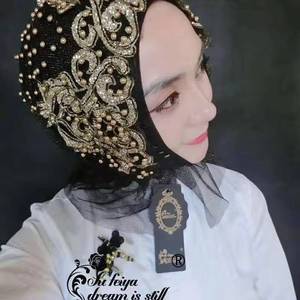 Fashionable ethnic <b>hats</b>, regular neckties, Islamic Amira headscarves, Muslim scarves - Product Image 2