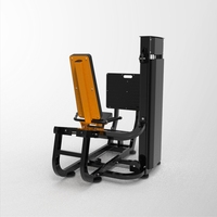 Machine de presse à jambes commerciale à sélection de positionnement pour le développement des quadriceps, des fessiers et des ischio-jambiers