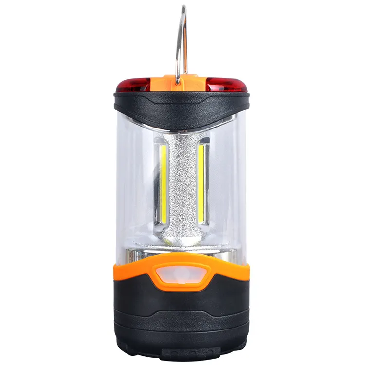 Rechargeable led COB bulb hanging Cold White SOS red emergency dry battery Outdoor lantern tent Camping Light