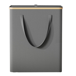 Có thể gập lại giặt giỏ với nắp 170L công suất lớn 3 phần cản trở với có thể tháo rời có thể giặt Túi - Product Image 3