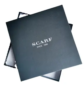 Eşarp giyim Luxryury hediye kutusu doğrudan anlaşma üstün kalite Set Insert kutusu özel katlanabilir baskılı düz hediye paketi kutu