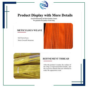 ウェビングスリング3トン1-10M <span class=keywords><strong>Safty</strong></span> Factor 4:1 6:1ウェビングスリング高品質カスタマイズ - Product Image 5