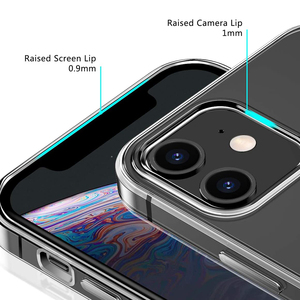 2020 nuevo estilo teléfono caso claro para <span class=keywords><strong>Iphone</strong></span> <span class=keywords><strong>12</strong></span> Mini <span class=keywords><strong>Pro</strong></span> Max caso a prueba de golpes a prueba transparente - Product Image 4