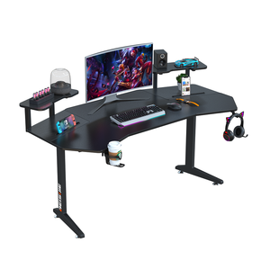 <span class=keywords><strong>Bureau</strong></span> <span class=keywords><strong>gamer</strong></span> BEISIJIE en fibre de carbone, noir, avec grandes ailes en forme d'aile, RGB, <span class=keywords><strong>pas</strong></span> <span class=keywords><strong>cher</strong></span> - Product Image 6