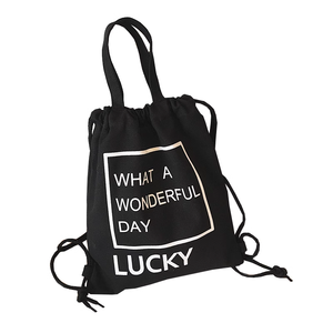 <strong>Custom</strong> Logo New Design <strong>Canvas</strong> <strong>Backpack</strong> With Pockets Cotton Travel &amp; Shopping Tote Bags - Product Image 3