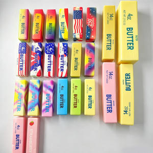 ของเล่นแท่งนมสตรอว์เบอร์รี่ยอดนิยม บัตเตอร์สติ๊กสีสันสดใส ของเล่นบีบคลายเครียด ของเล่นบีบอัด สำหรับฮาโลวีนและคริสต์มาส - Product Image 3