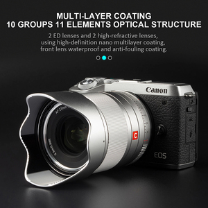 Viltrox 33 มม.F1.4 โฟกัสอัตโนมัติขนาดใหญ่รูรับแสงมาตรฐานสําหรับ <span class=keywords><strong>Canon</strong></span> M-Mount M5 M6II <span class=keywords><strong>M200</strong></span> M50 กล้อง - Product Image 2