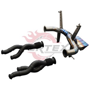 ท่อไอเสีย Vortex Titanium สำหรับ Lamborghini Aventador LP700-4 แบบท่อตรง พร้อมแผ่นกันความร้อน ท่อดาวน์ไปป์ ระบบเต็มรูปแบบ - Product Image 4