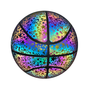 Ballons <span class=keywords><strong>de</strong></span> <span class=keywords><strong>basket</strong></span>-Ball en led holographique, réfléchissants, lumineux et résistantes à l'usure, veilleuse, après-éclairage noctilucent - Product Image 1