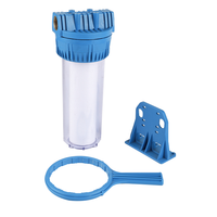 10 "boîtier de filtre à eau transparent pour l'eau