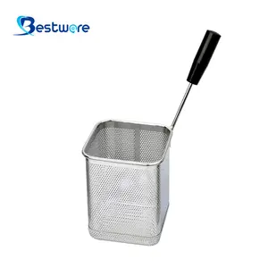 Special Customized Hot Sale Stainless Steel Iron Deep Pasta Fryer Basket For Kitchen