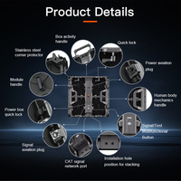Mur vidéo LED clé en main, intérieur/extérieur, P3.91, écran LED modulaire, publicité extérieure, panneau publicitaire, écrans d'affichage LED