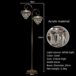 Đám cưới trang trí sàn Acrylic Đèn chùm trung tâm Mặt dây chuyền pha lê trang trí nội thất ánh sáng - Product Image 4