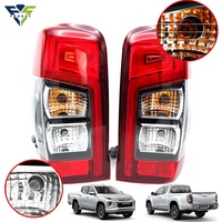 Lámpara trasera Señal de giro trasera Luz trasera de freno para Triton 2018 + Luces traseras LED Accesorios para automóviles